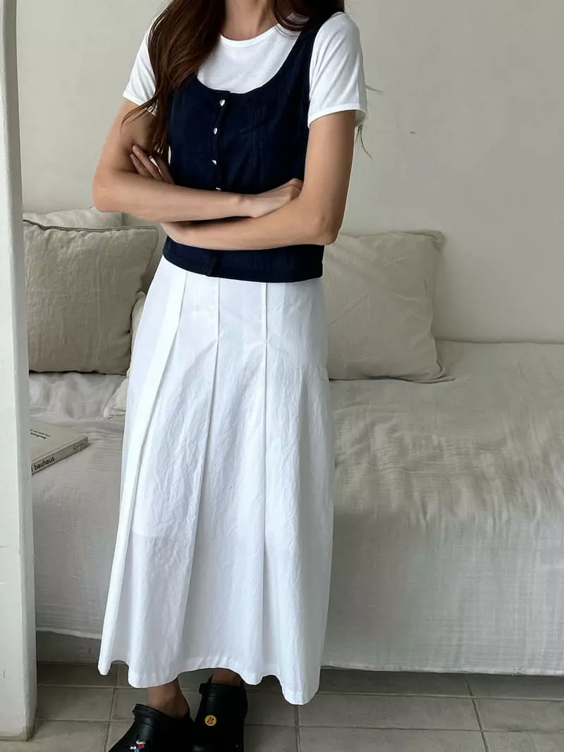 Buckle - Korean Women Fashion - #womensfashion - Heart Sleeveless - 2