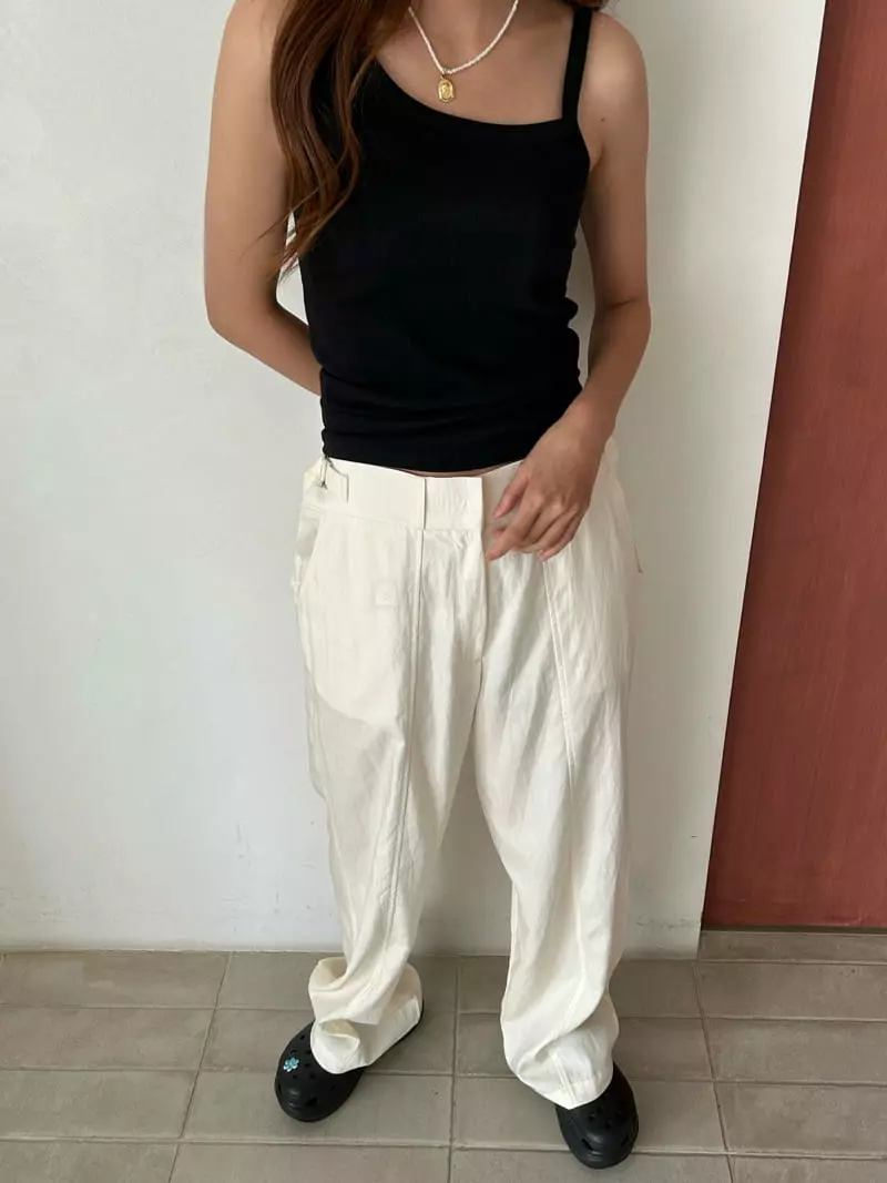 Buckle - Korean Women Fashion - #womensfashion - Unbal Sleeveless - 10