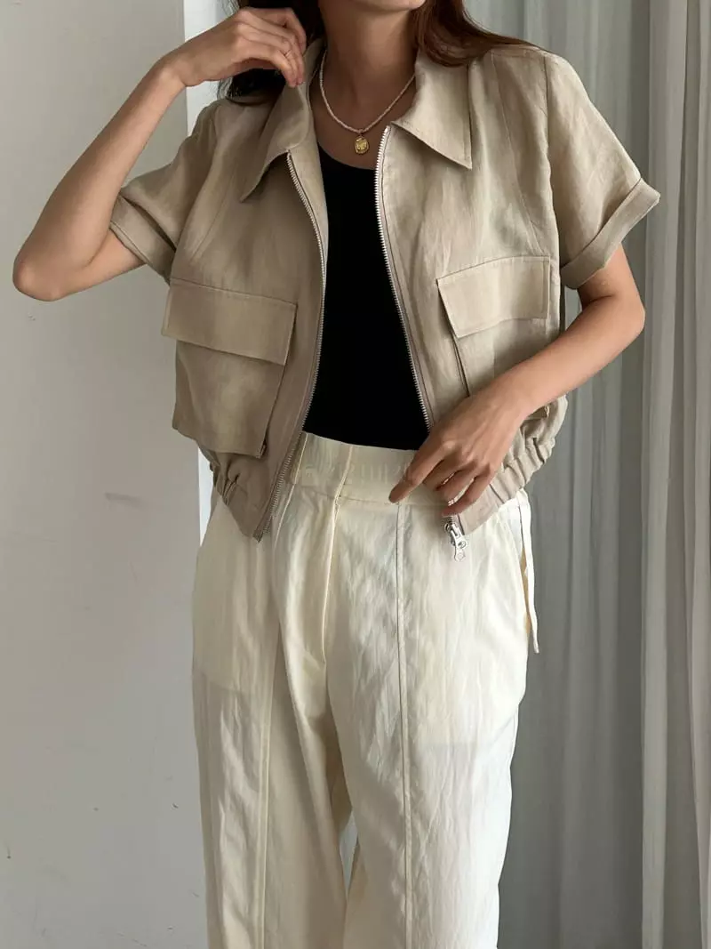 Buckle - Korean Women Fashion - #womensfashion - Crop Jumper - 6