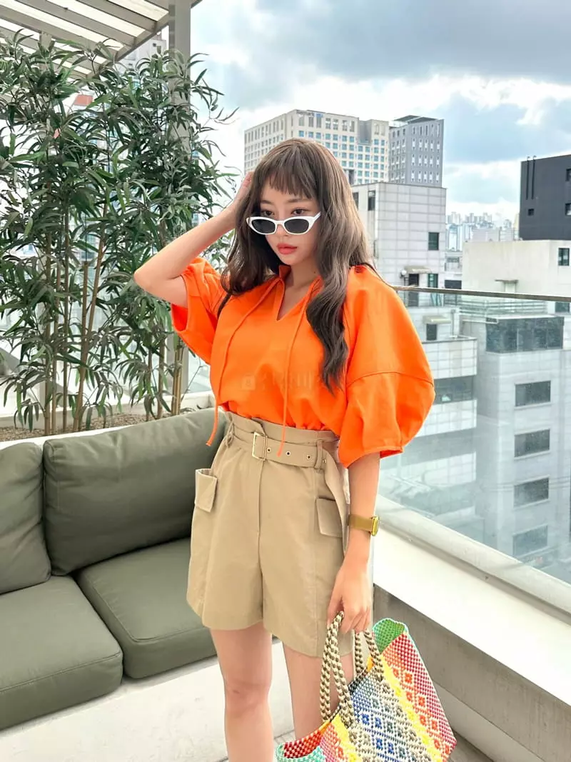 Bwithu - Korean Women Fashion - #momslook - Pping Stripes Blouse