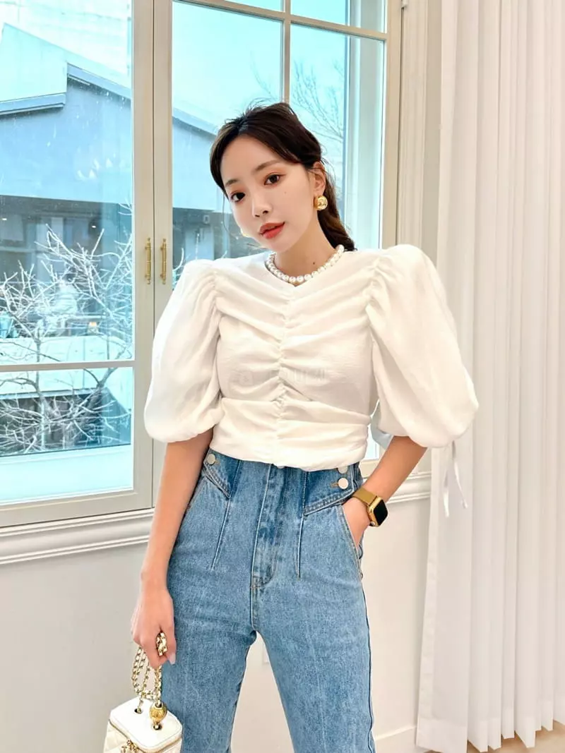 Bwithu - Korean Women Fashion - #womensfashion - Monro Blouse - 4