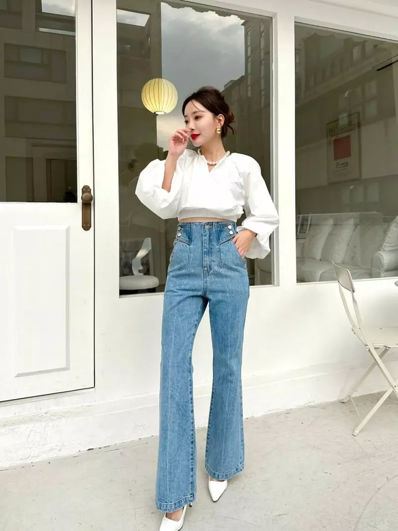 Bwithu - Korean Women Fashion - #momslook - Marang Jeans - 2