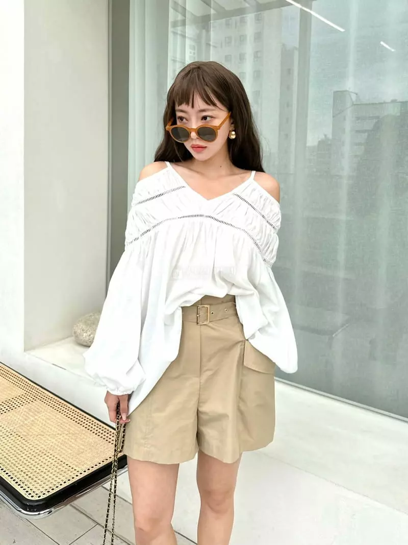 Bwithu - Korean Women Fashion - #momslook - Ladder Blouse - 7
