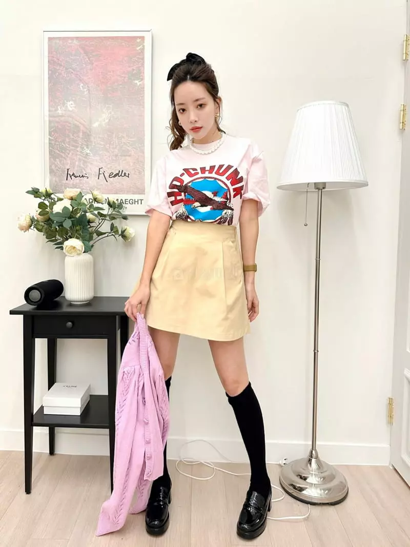Bwithu - Korean Women Fashion - #momslook - Eagle Tee