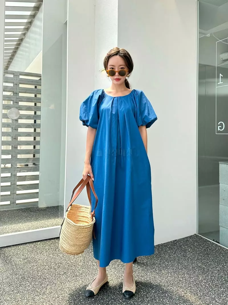 Bwithu - Korean Women Fashion - #momslook - Robbon One-piece - 10