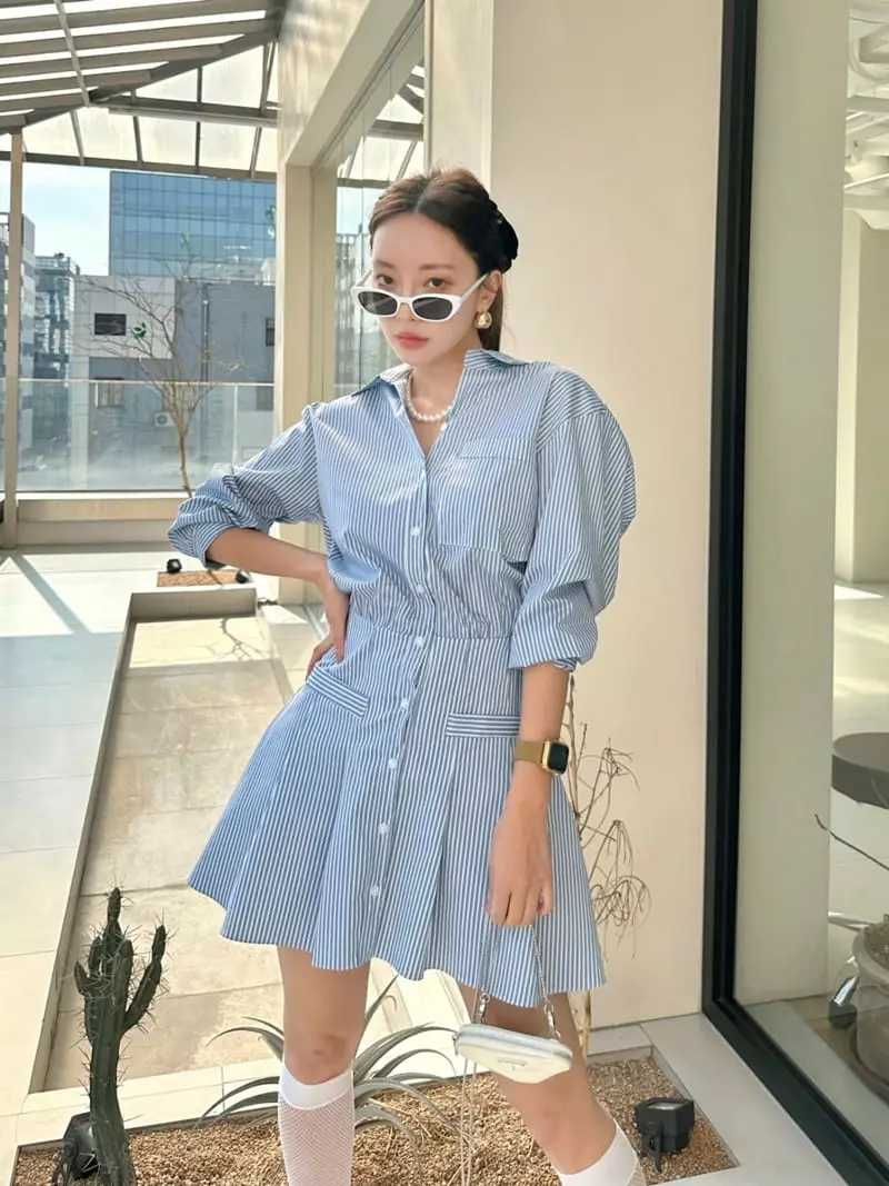 Bwithu - Korean Women Fashion - #romanticstyle - Volume One-piece - 12