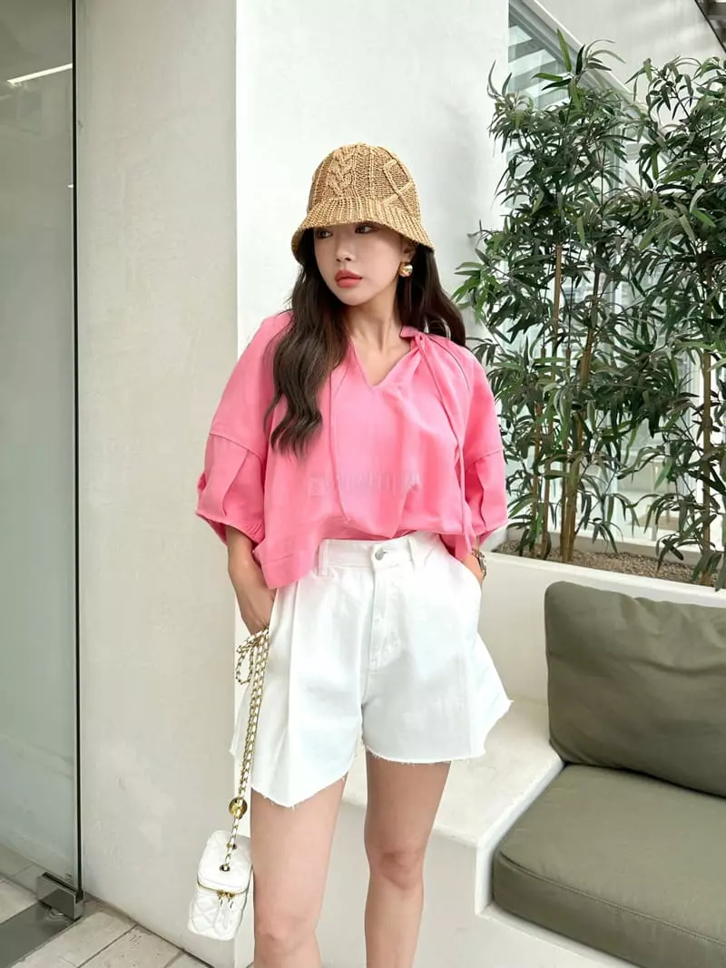 Bwithu - Korean Women Fashion - #womensfashion - Pping Stripes Blouse - 12
