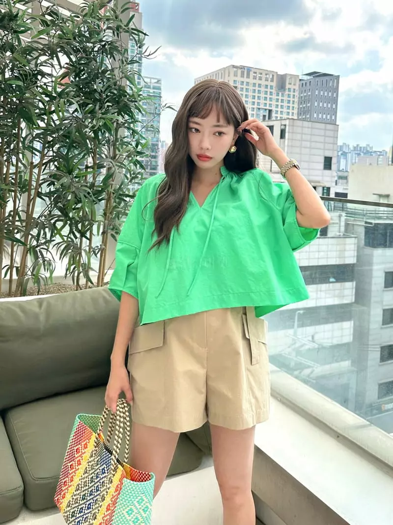 Bwithu - Korean Women Fashion - #womensfashion - Pping Stripes Blouse - 6