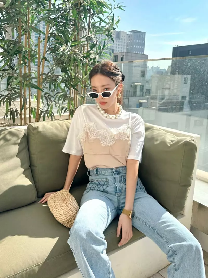 Bwithu - Korean Women Fashion - #womensfashion - BB Lace Sleeveless - 11