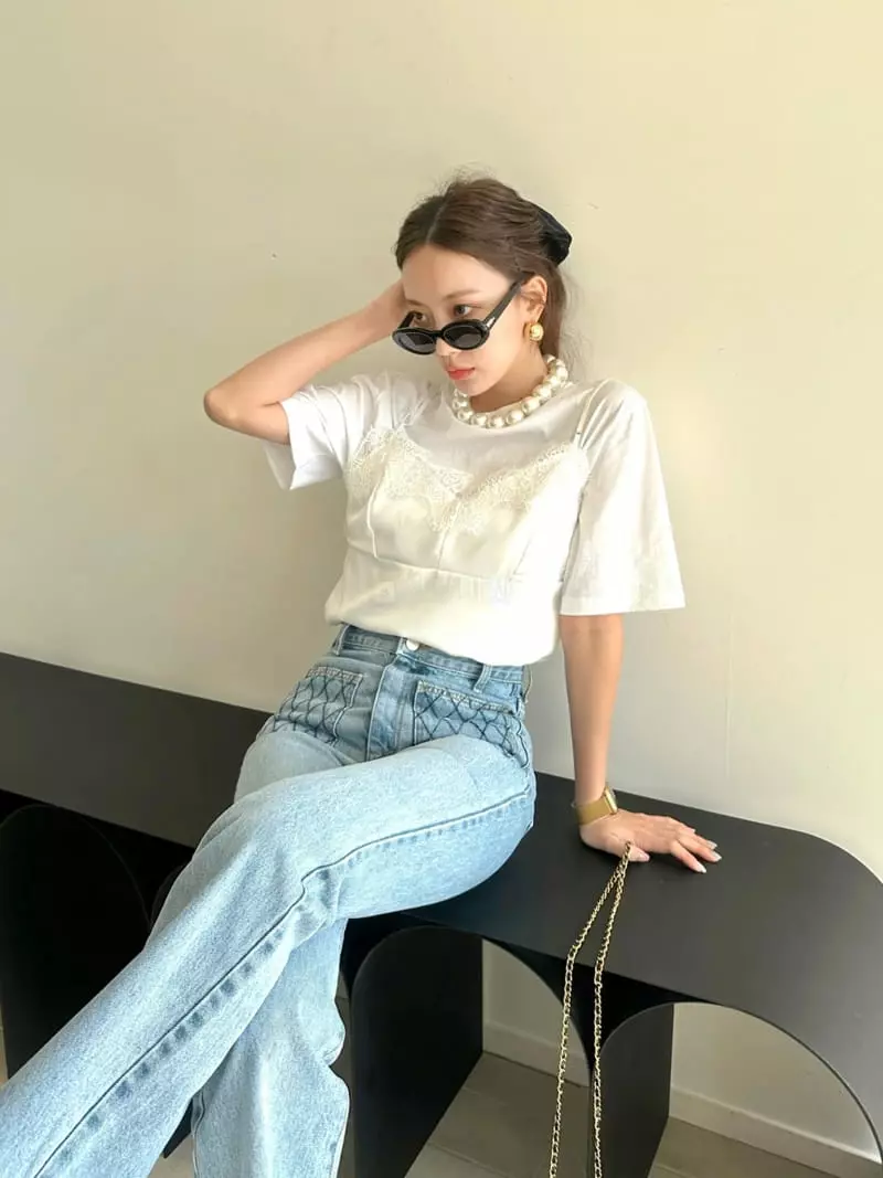 Bwithu - Korean Women Fashion - #womensfashion - BB Lace Sleeveless - 5