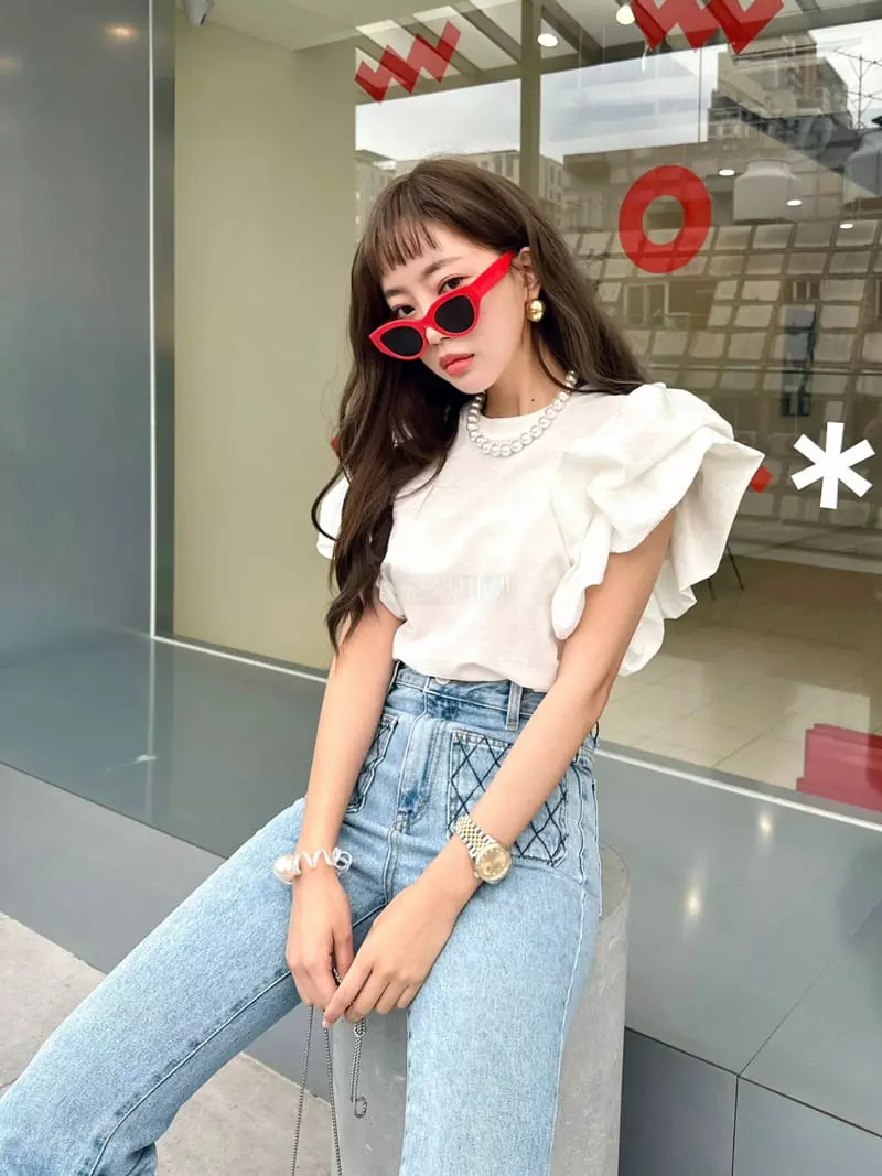 Bwithu - Korean Women Fashion - #womensfashion - Sleeveless Blouse - 3
