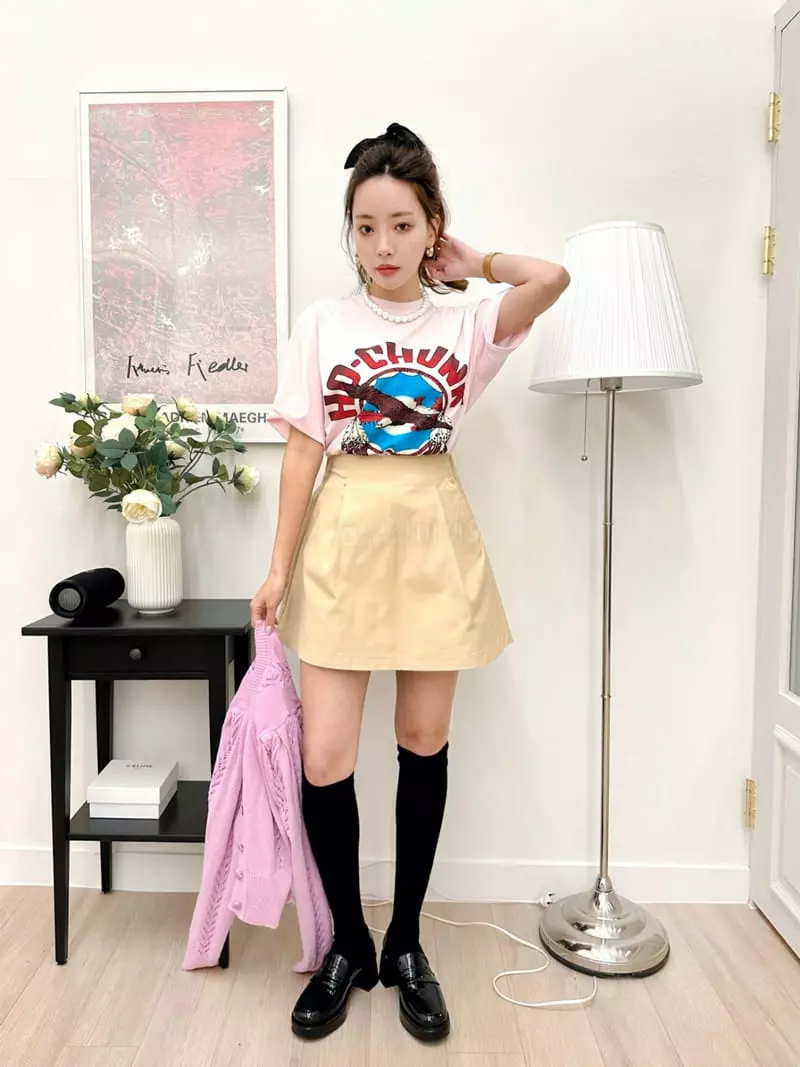 Bwithu - Korean Women Fashion - #womensfashion - Eagle Tee - 2