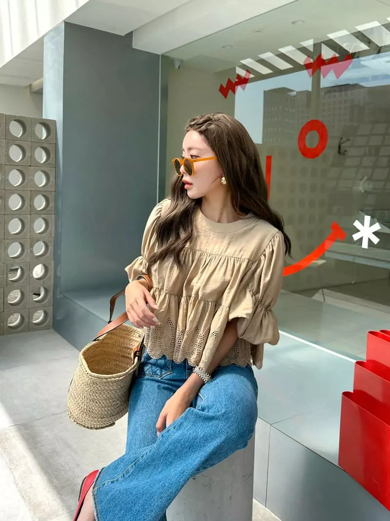 Bwithu - Korean Women Fashion - #womensfashion - Cancan Blouse - 11