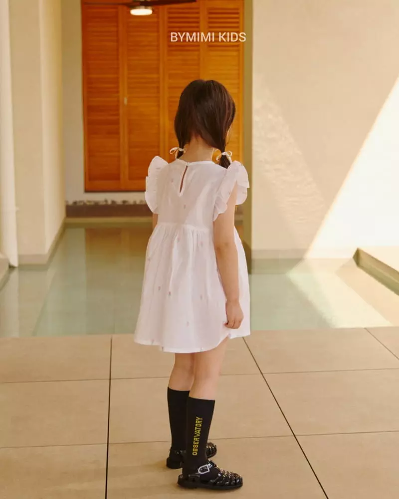 Bymimi - Korean Children Fashion - #childofig - Ang Embrodiery One-piece - 5