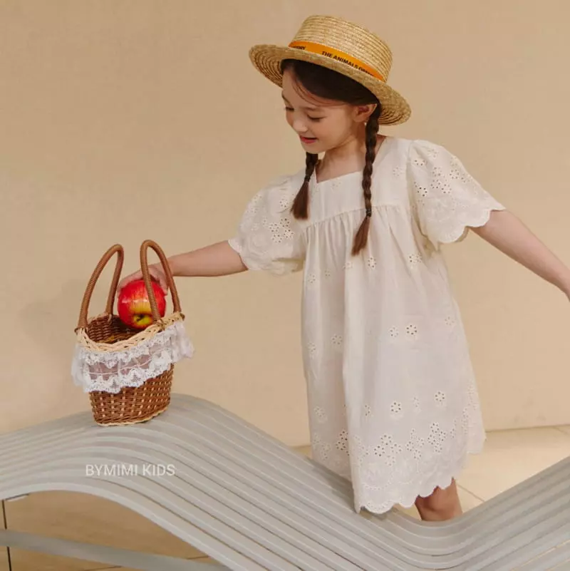 Bymimi - Korean Children Fashion - #childofig - Bally Lace One-piece - 2
