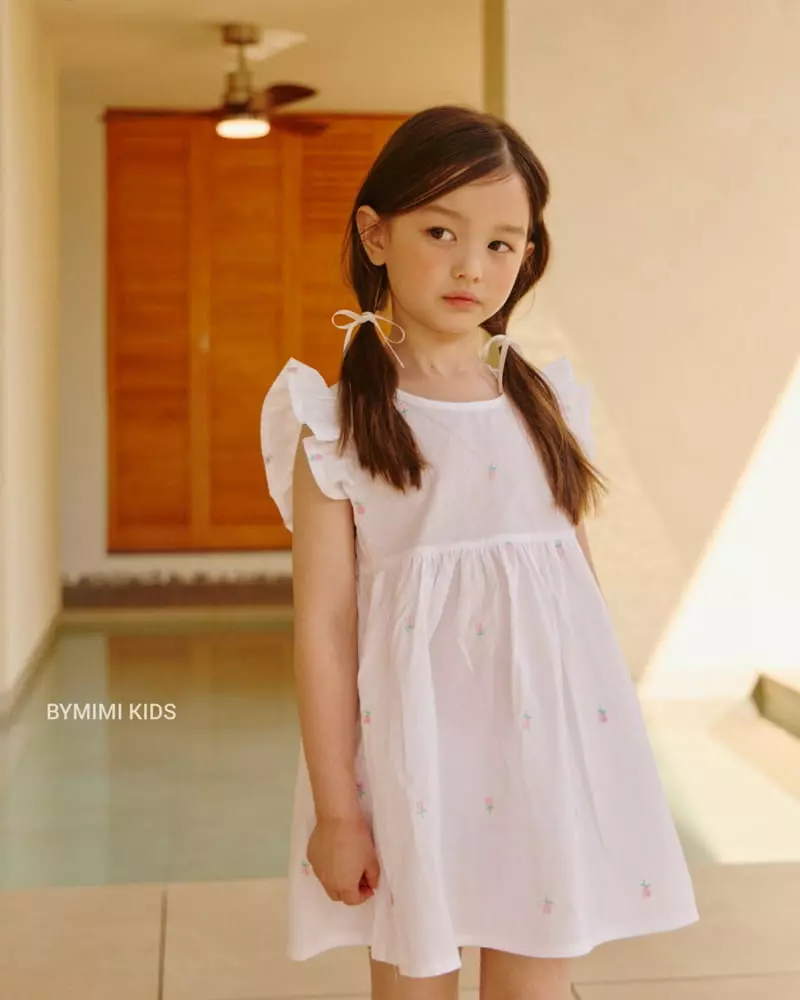 Bymimi - Korean Children Fashion - #childrensboutique - Ang Embrodiery One-piece - 7