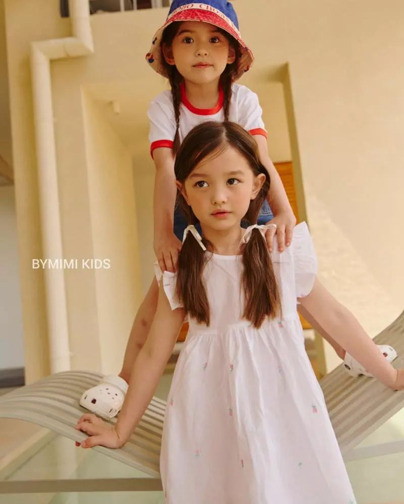 Bymimi - Korean Children Fashion - #discoveringself - Ang Embrodiery One-piece - 9