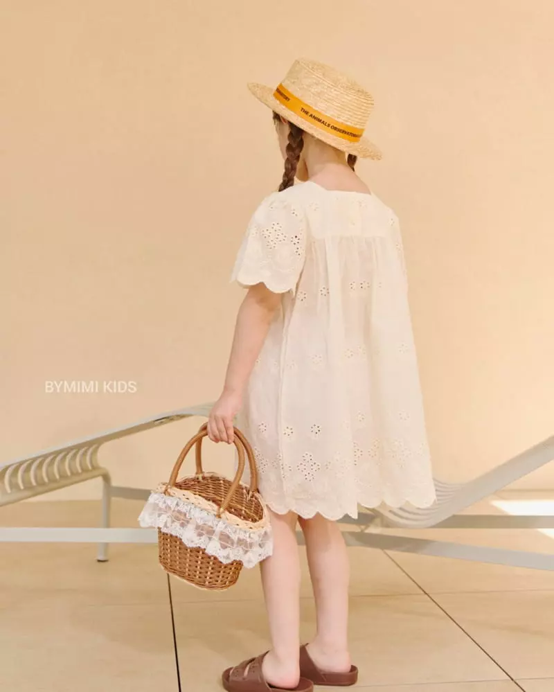 Bymimi - Korean Children Fashion - #discoveringself - Bally Lace One-piece - 5