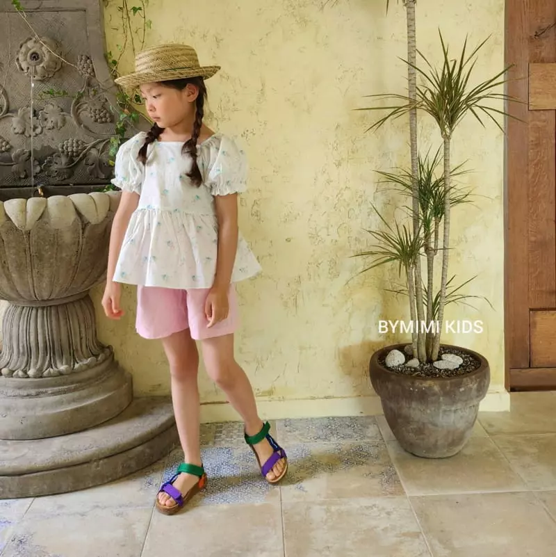 Bymimi - Korean Children Fashion - #magicofchildhood - Linen Shorts - 8