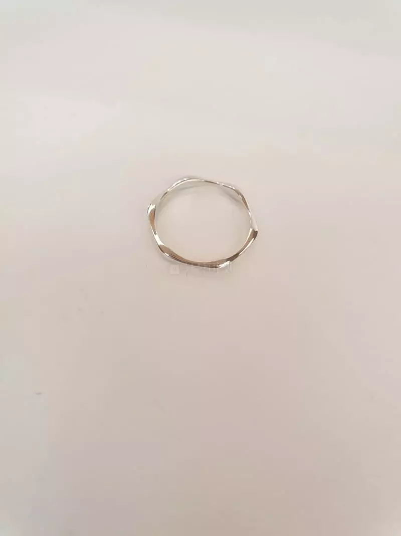 Cabinet - Korean Women Fashion - #momslook - Silver Soft Wave Ring - 2
