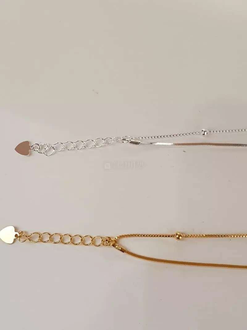 Cabinet - Korean Women Fashion - #womensfashion - Silver Two Stripes Bracelet - 4