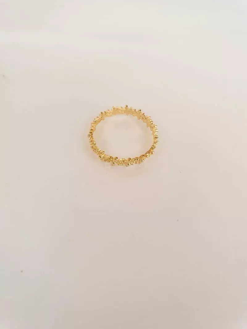 Cabinet - Korean Women Fashion - #momslook - Silver Snow FLower Ring - 3