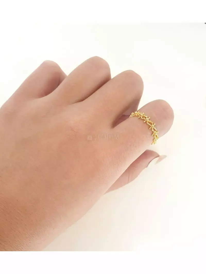 Cabinet - Korean Women Fashion - #momslook - Silver Snow FLower Ring - 5