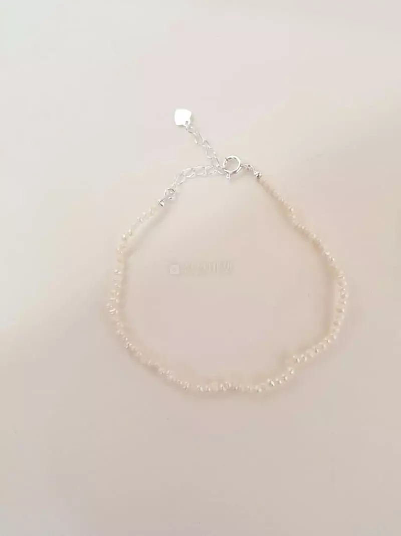 Cabinet - Korean Women Fashion - #momslook - Silver G Pearl  Bracelet