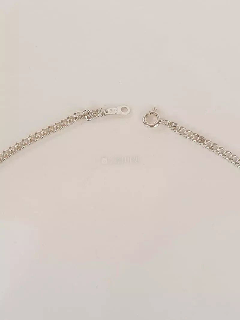 Cabinet - Korean Women Fashion - #momslook - Silver (Silver) Chain Square Necklace - 2