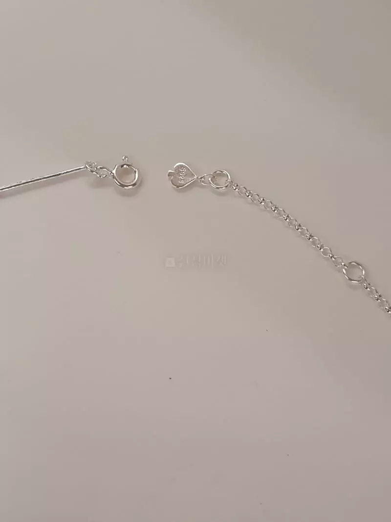 Cabinet - Korean Women Fashion - #momslook - Silver (Silver) Straignt Rule Necklace - 2