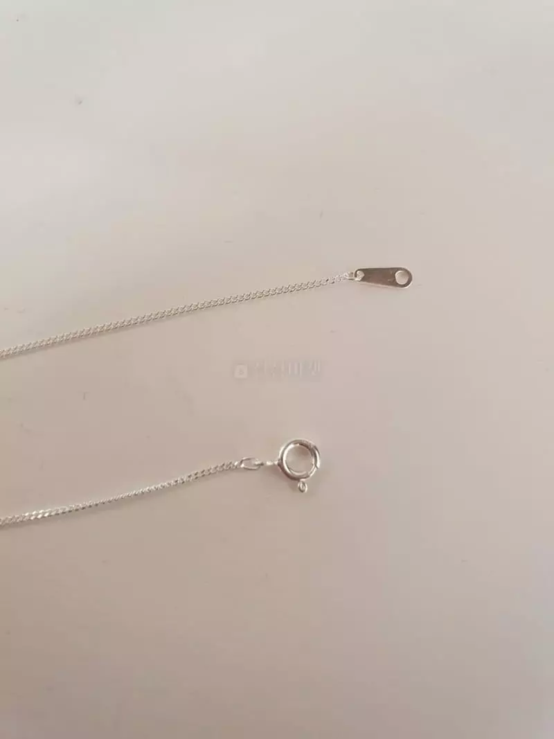 Cabinet - Korean Women Fashion - #momslook - Silver (Silver) Cubic Heart Necklace - 2