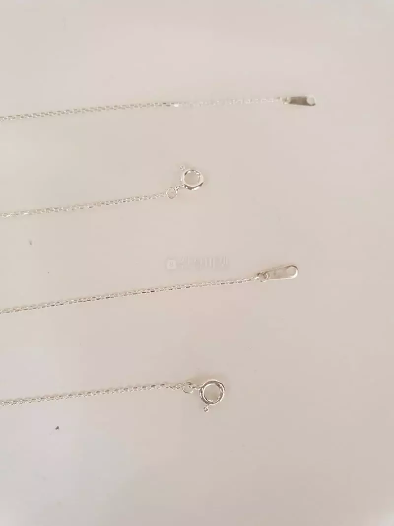 Cabinet - Korean Women Fashion - #momslook - Silver (Silver) Square Necklace - 3