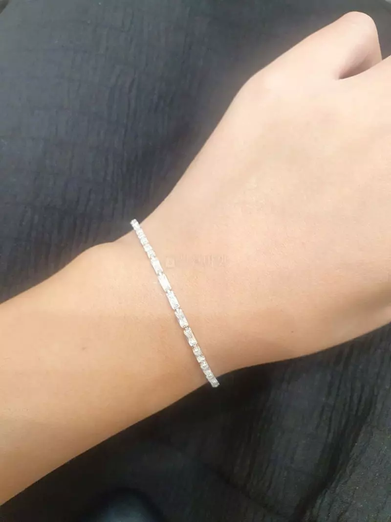 Cabinet - Korean Women Fashion - #womensfashion - Silver (Silver) Cubic Bracelet - 4