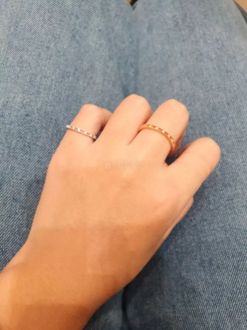 Cabinet - Korean Women Fashion - #thelittlethings - Silver Middle Cubic Ring - 4
