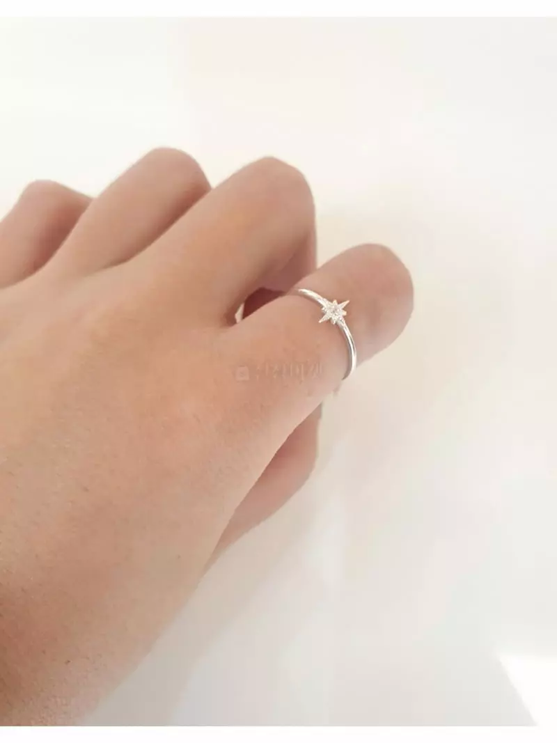 Cabinet - Korean Women Fashion - #romanticstyle - Silver Taepeaong Cubic Ring - 2