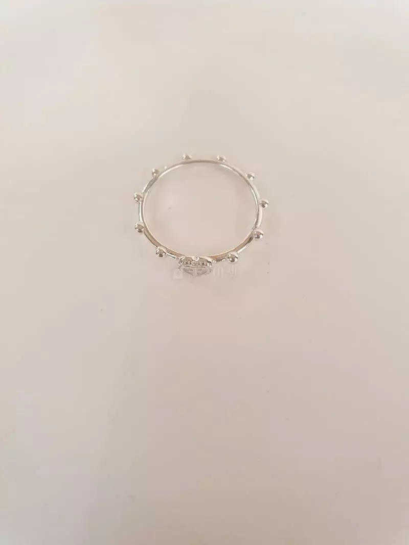 Cabinet - Korean Women Fashion - #thatsdarling - Silver Small Heart Ring