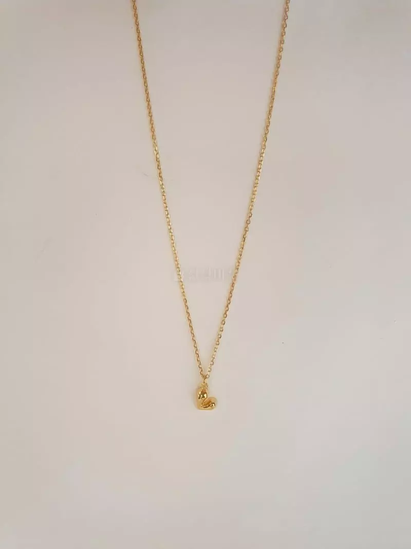 Cabinet - Korean Women Fashion - #vintagekidsstyle - Silver Bye Heart Necklace - 2