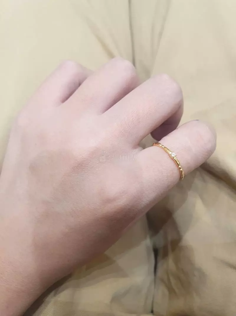 Cabinet - Korean Women Fashion - #womensfashion - Silver Mini Square Cubic Ring - 5