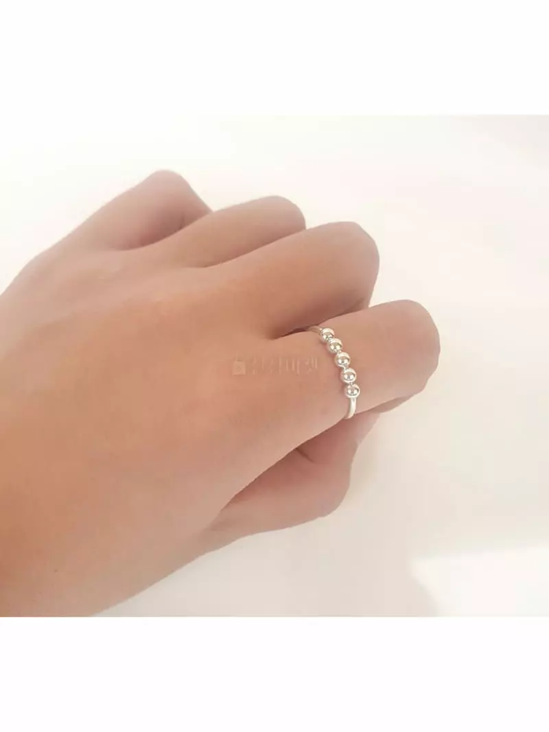 Cabinet - Korean Women Fashion - #womensfashion - Silver (Silver)5 Ring - 2