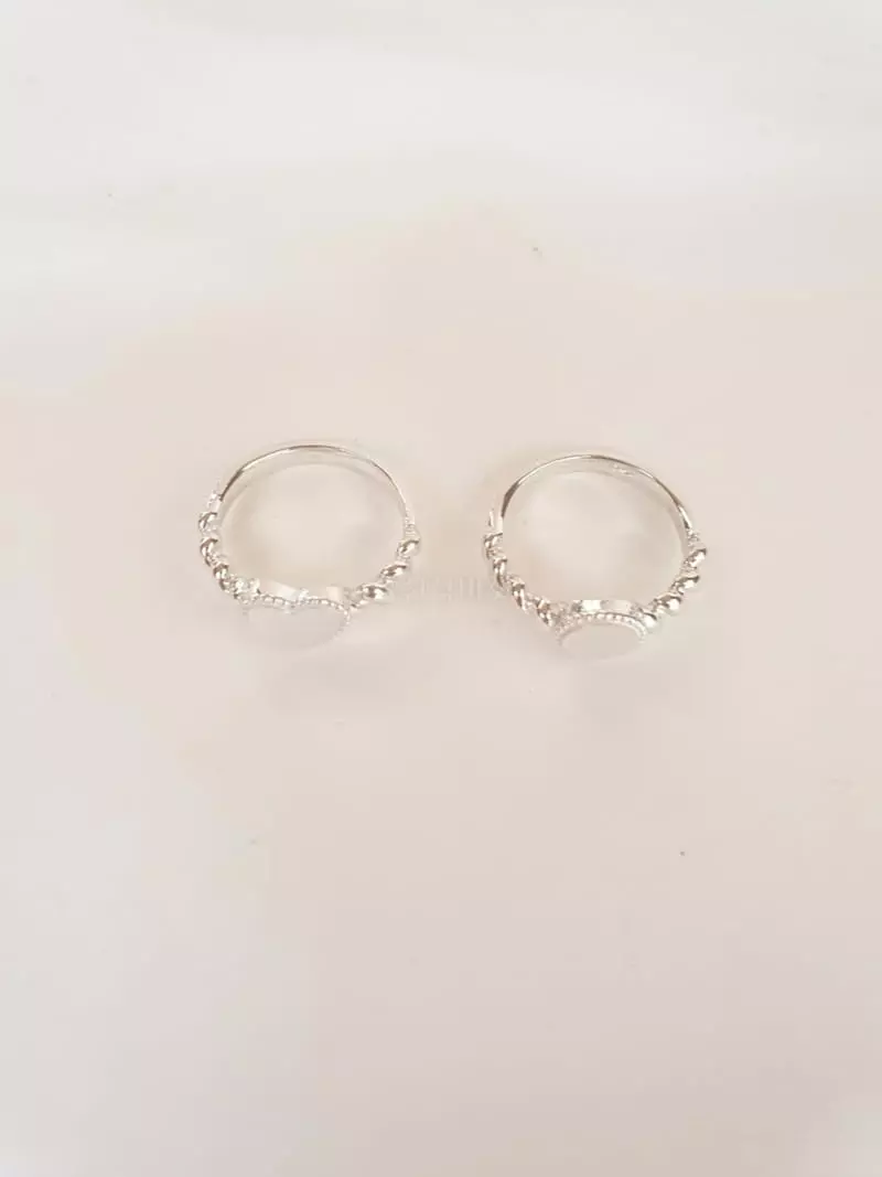 Cabinet - Korean Women Fashion - #womensfashion - Silver (Silver Heart ) Half Twist Ring
