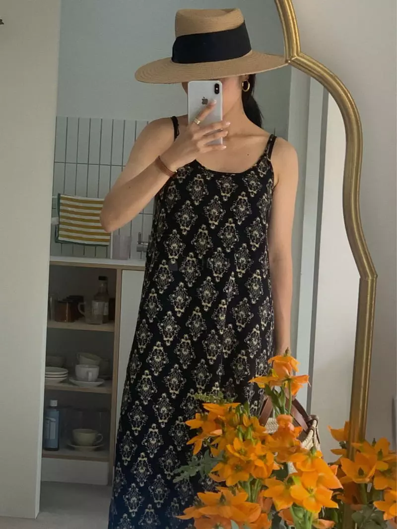 Camel - Korean Women Fashion - #womensfashion - Lug Sleeveless One-piece