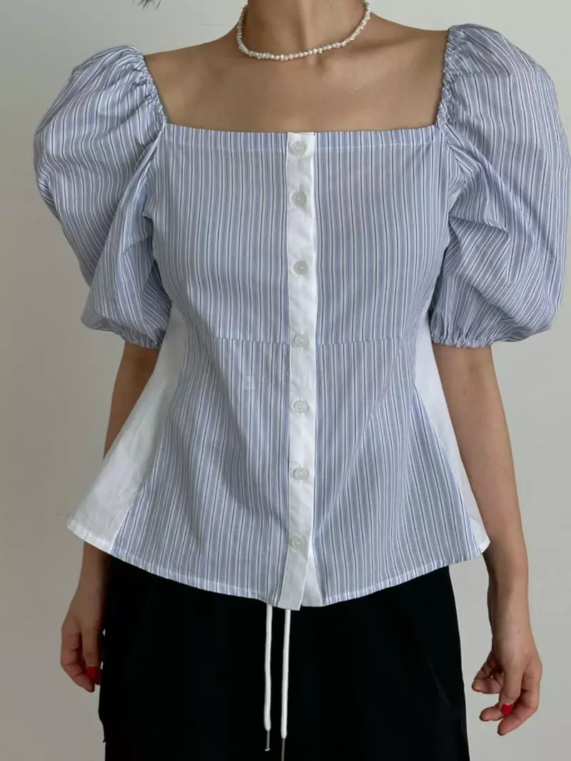 Charm - Korean Women Fashion - #momslook - Lomang Blouse