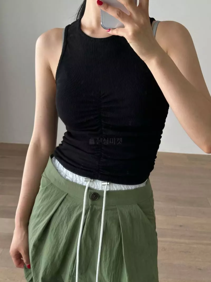 Charm - Korean Women Fashion - #vintagekidsstyle - Cel Sleeveless