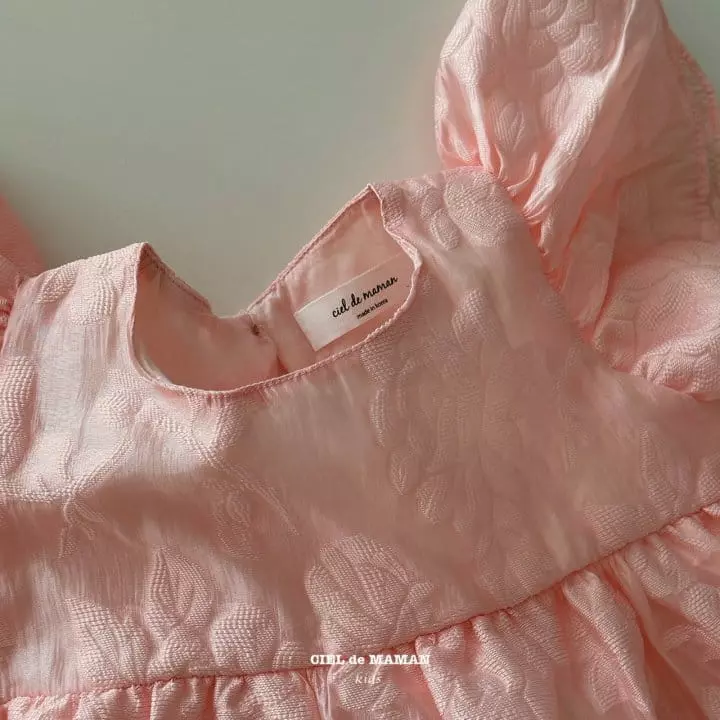 Ciel De Maman - Korean Children Fashion - #kidzfashiontrend - Rose Cancan One-piece - 3