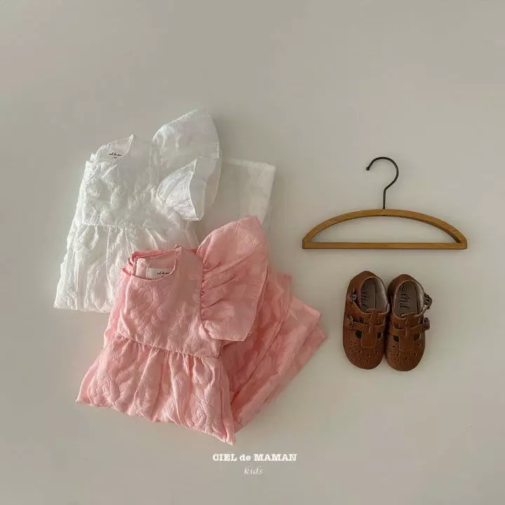 Ciel De Maman - Korean Children Fashion - #todddlerfashion - Rose Cancan One-piece - 9