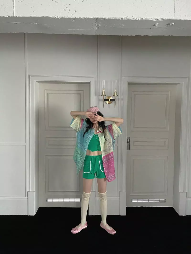 Clode - Korean Women Fashion - #momslook - Summer Paisely Shirt - 5