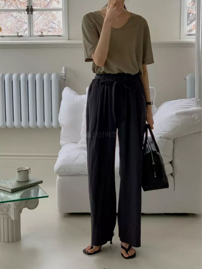 Comely - Korean Women Fashion - #momslook - Free Style Pants - 3