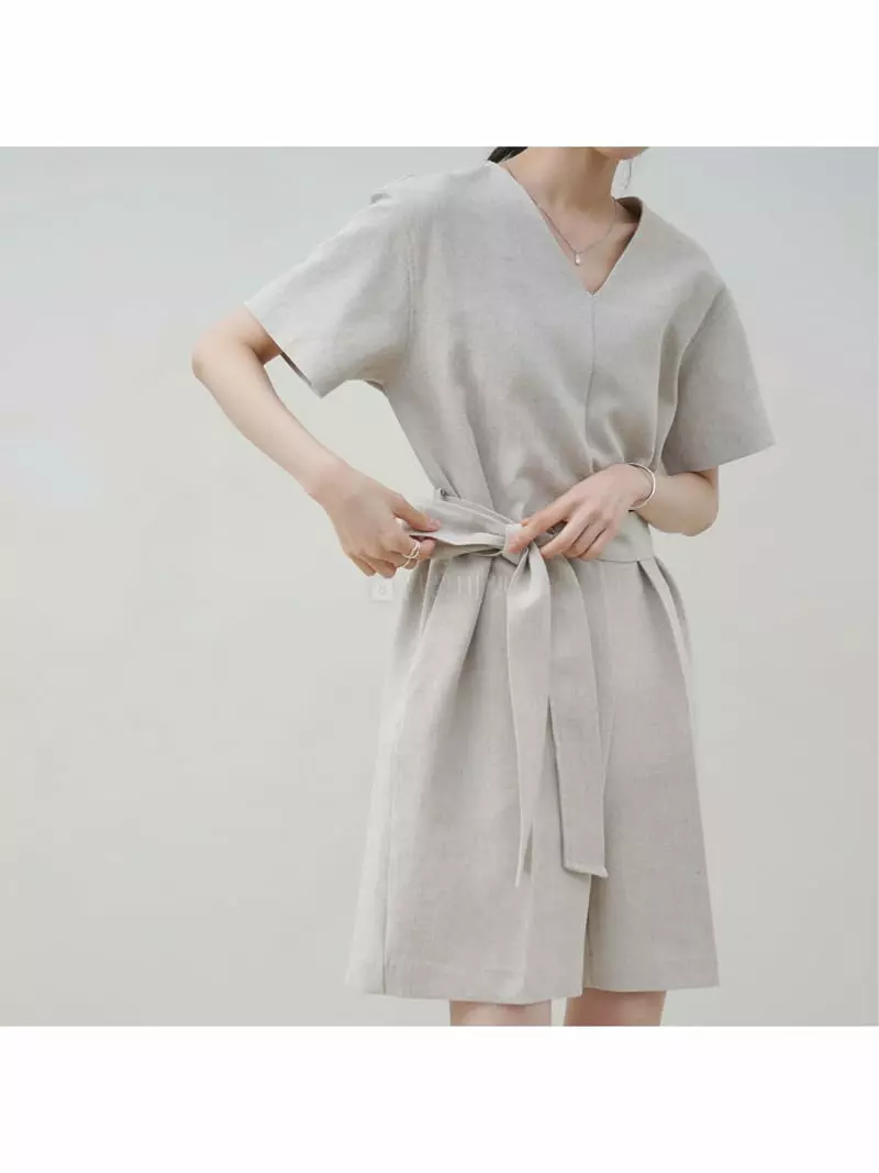 Comely - Korean Women Fashion - #womensfashion - Blend Jumpsuit