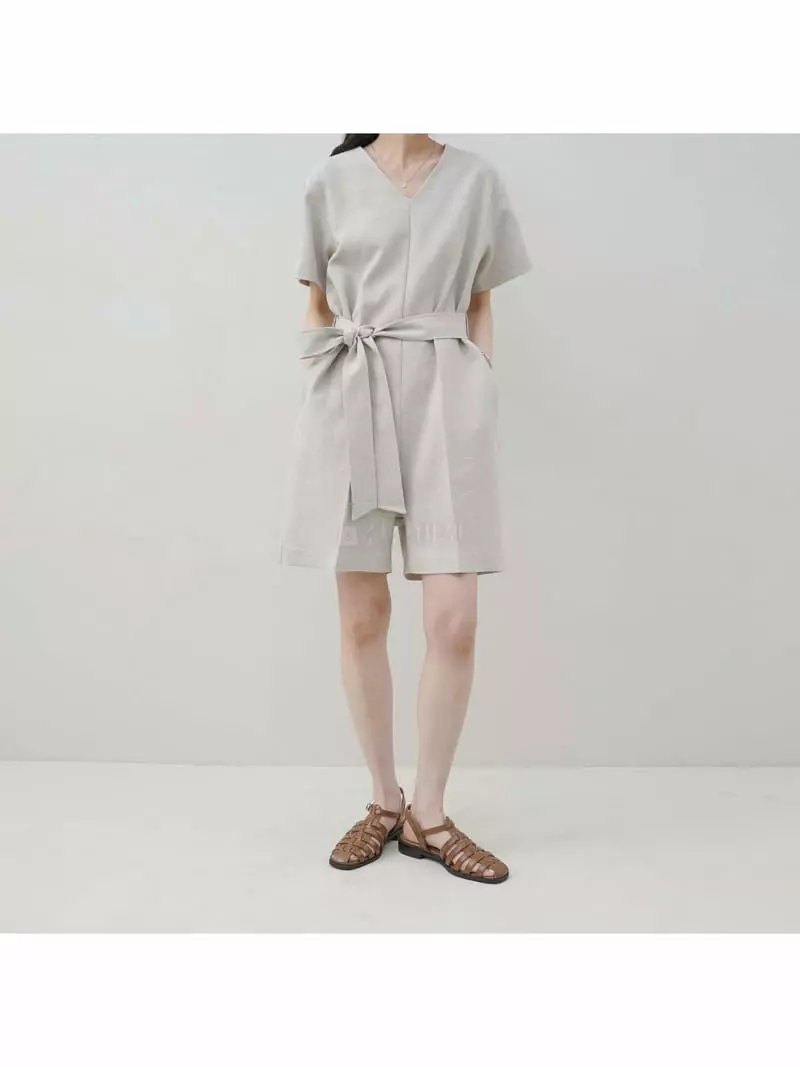 Comely - Korean Women Fashion - #womensfashion - Blend Jumpsuit - 5