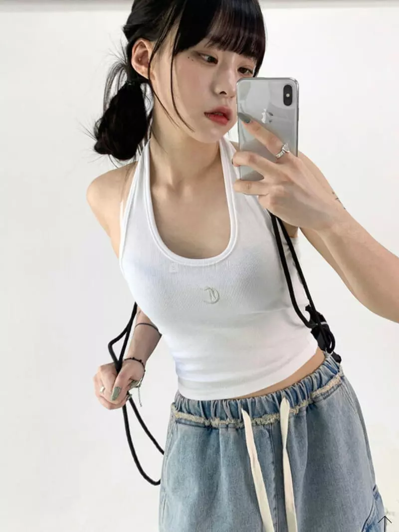 Connet - Korean Women Fashion - #pursuepretty - Rosa Wholter Neck Sleeveless - 7